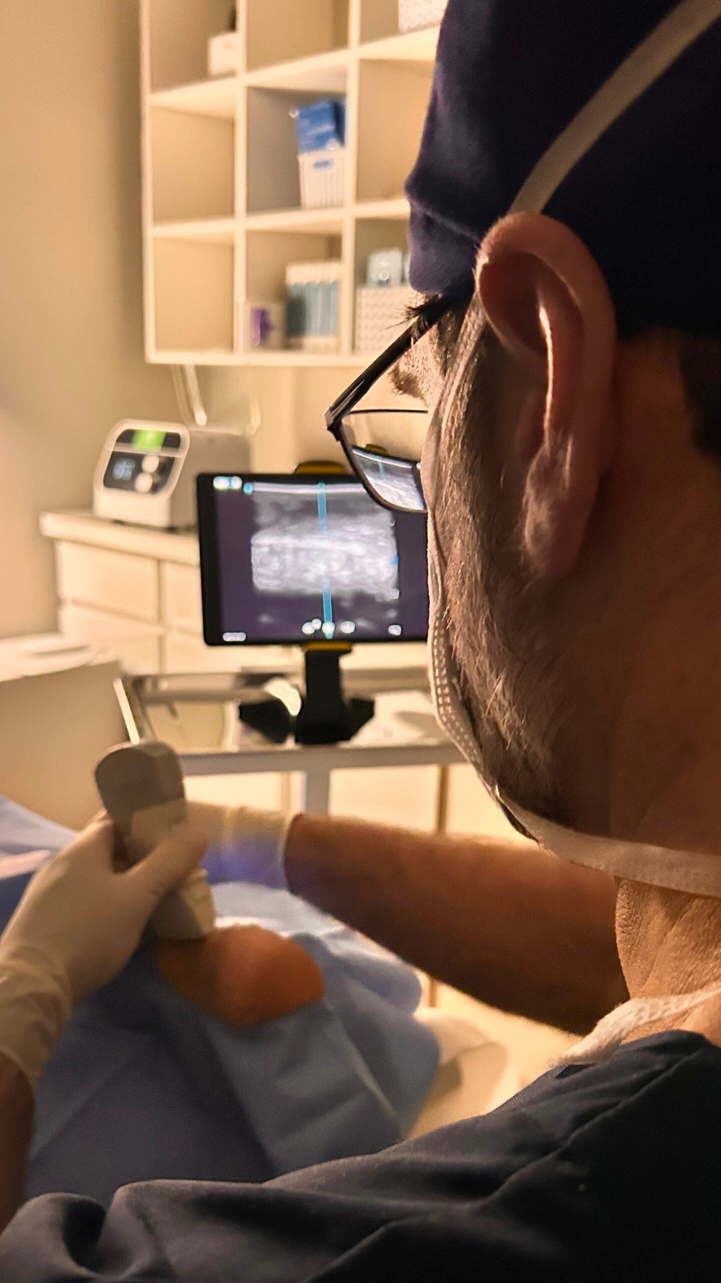 Procedimento guiado por Ultrassom - Visão do Paciente